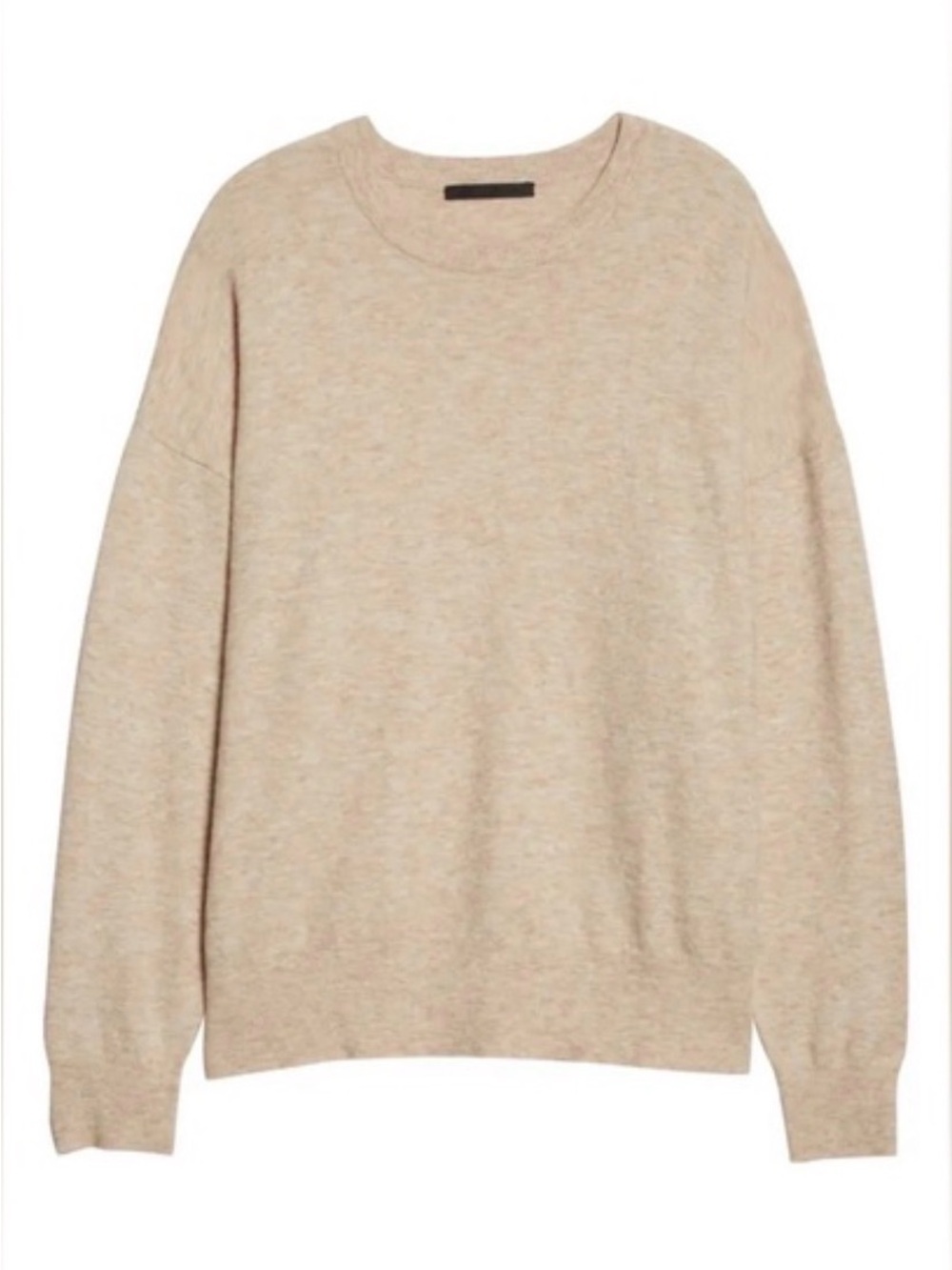Jenni Kayne Everyday Sweater in the Oatmeal colorway Oversized Minimalist